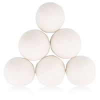 Evaliana Reusable 6pcs Anti Static Dryer Balls Natural Fabric Premium Reduce Wrinkles