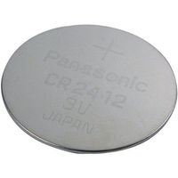 Lot of 30 Panasonic CR2412 3V Lithium Coin Size Battery, Tray Pack - Bulk Pack