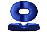 Best to Buy® Memory Foam Donut Ring Comfort Foam Medical Seat Cushion for Hemorrhoid, Sciatic Nerve, Pregnancy Tailbone Pain (Blue)