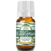 Pure Gold Eucalyptus Globulus 60% Essential Oil, 100% Natural & Undiluted, 10ml