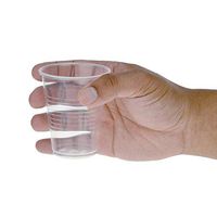 Dealmed Disposable Clear Plastic Cups, 5 oz, 100 count