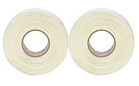 2Roll White 1inch Wide (2.5cm) Medical Adhesive Tape Breathable Cotton Athletic Soft Cloth Surgical Tape​​ with Self Adhesive Plaster for Injury Wrap​