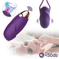 Geloo Massager with 10 Magic Vibration &5 S-u-ck Modes, Cordless for Neck Shoulder, Sports Recovery & Muscle Aches