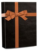 30" X 100' Black Shadow Stripe Gift Wrap