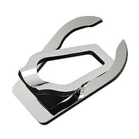 MIAO JIN 3 Pcs Stainless Steel Portable Foldable Tobacco Pipe Stand Holder for Single Pipe (Silver)