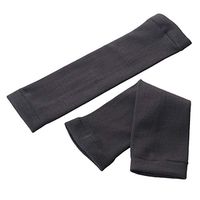 Artibetter 2pcs Lengthen Arm Sleeve Elbow Pads High Elastic Elbow Support Sleeve (Black)