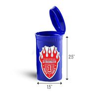 Industrial Strength Flame First Aid Case Pill Container ID 6997B