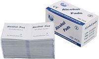 400Pcs Alcohol Prep Pads Wipes, Individually Wrapped Alcohol Wipes Pack for Smartphone & Portable Devices Cleaning, Thick Alcohol Swabs Myopia Lens Wipes, 70% Alcohol Cotton Pads