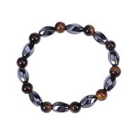 Exceart Magnetic Bracelet Tiger Eye Stone Healthcare Weight Loss Pain Bracelets For Men Women