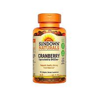 Sundown Naturals Super Cranberry 8400 mg Plus Vitamin D3 1000 IU, 150 Softgels (2 Pack)