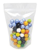 BAP 24 oz Clear Stand Up Pouch with Zip and Notch (500 pcs)