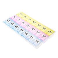 7-Day Pill Organizer, Large Weekly Pill Case，3 Times a Day Pill Box, Weekly Travel Pill Planner, Medication Supplements Vitamin Fish Oil Morning Noon Evening Container,by ALLOYSEED