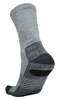 Diabetic Non-Binding Relaxed Fit Bamboo Hiking/Outdoor Crew Socks (Medium - Grey)