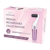 Electric Foot Callus Remover Rechargeable: Own Harmony Professional Pedicure Tools (2020 Design) Best Electronic Foot File Sander Perfect Pedi for Hard Skin Removal and Dry Cracked Heels Feet Care