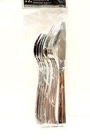 Utensils to GO! Quality Silver Plastic Cutlery (6 Packs). Each Pack Contains 4 Forks, 4 Spoons, 4 Knives. Total of 72 Pieces. Take with You to Restaurants, Work
