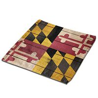 None Branded Maryland Flag Microfiber Dish Cloths Quick Dry Hand Drying Towels Dust Wipes for Washing Dishes Dish Rags Best Kitchen Cloths Cleaning Cloths 1 PCS