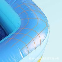 Inflatable Pool, Padded Pool Bath Tub Children (Size : 150 * 105 * 75)