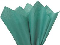 24 Gift Grade Tissue Paper Sheets - 15" x 20" Soft fold Packed Choose Color (Teal)
