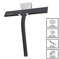 Silicone Rubber Blade & Hook Shower Window Squeegee Silicone Car Squeegee Bathroom Squeegee for Shower Squeegee for Shower Doors Car Window Squeegee Especially for Low Temperature Use (Metal Hook)