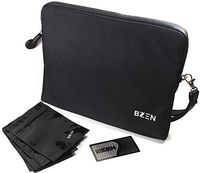 Smell proof bag by Bzen premium pouch container 12 x 9 inches + GRINDER CARD and 5 Plastic RESEALABLE bags for odors Herbs, Spices, Tea, Cheese Activated Carbon Lining, Heavy Duty, Detachable Handle