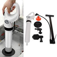High Pressure Pump Cleaner Dredge Toilet Plunger Air Drain Blaster Sink Pipe Clogged Remover Bathroom Pipe Bathtub