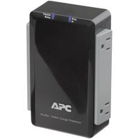 APC P4V Wall-Mount Surge Protector with Coaxial Protection (4 Outlet) Computers, Electronics, Office Supplies, Computing