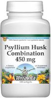 Psyllium Husk Combination - Psyllium, Hibiscus and Licorice - 450 mg (100 Capsules, ZIN: 512569)