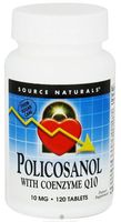 SOURCE NATURALS Policosanol with Coenzyme Q10 10 Mg Tablet, 120 Count