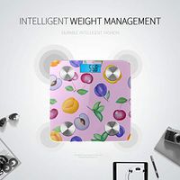 Bluetooth Weight Scale Bluetooth Cartoon Cute Sour Sweet Snacks Plum Bath Scale Body Fat Body Fat Composition Monitor Analyzer with Smartphone App for Body Management-396 Lbs