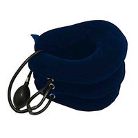 Cervical Neck Traction Device by ZMcarepro- Helps with Spine Alignment to Relief Chronic Neck and Shoulder Pain - Excellent Alternative for Pain Relieving Remedy (Blue Navy)