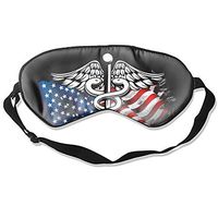 Comfortable Sleep Eyes Masks Nurse Patriotic American USA Flag Sleeping Mask for Travelling, Night Noon Nap, Mediation Or Yoga