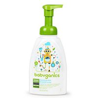 Babyganics Foaming Dish Soap, Pump Bottle, Fragrance Free, 16oz, 26 FF - 16 oz, Packaging May Vary