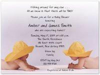 Rainhat Babies Baby Shower Invitations - Set of 20
