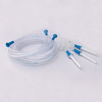 Replacement Enema Tubing – Hygienic, Medical Grade PVC | 1.5 m with Slide Clamp and Nozzle| Compatible with Most Kits (5 Set) by HealthNode