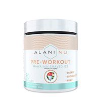 Alani Nu Pre Workout Energy Powder for Men & Women, Pre-Workout Supplement w/30 Servings, 10.89 OZ, 303 G… (Hawaiian Shaved Ice)