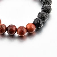 Mystiqs Lava Rock Beaded Bracelet Essential Oil Diffuser for Men,Women Ideal for Anti-Stress or Anti-Anxiety
