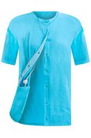 Aqua Breast Cancer Recovery Tee with Internal Drain Management Pockets, 2X-Large