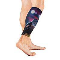 HTJZH Singer's Microphone Calf Compression Sleeve Leg Compression Socks for Shin Splint Calf Pain Relief Men Women and Runners Improves Circulation Recovery