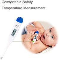 2PCS Oral Thermometer for Fever Test with Flexible Tip, Body Temperature Fast Reading Oral Rectal Underarm Fever Indicator for Children Kids Adults & Babies