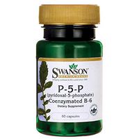 Swanson P-5-P (Pyridoxal-5-Phosphate) Coenzymated Vitaminb-6 20 Milligrams 60 Capsules