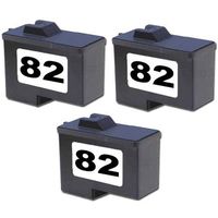 Amsahr 18L0032 Remanufactured Replacement Lexmark Ink Cartridges for Select Printers/Faxes - 3 Pack, Black