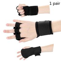 Trigger Finger Splint Arthritis Finger Support Brace Finger Extension Splint Finger Knuckle Immobilization Finger Fractures Hand Support For Straightening Curved Bent Tenosynovitis (Black(1 pair))