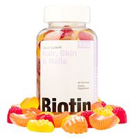 T.RQ Hair, Skin & Nails Gummy Dietary Supplement, Lemon/Orange/Cherry, 60 Count