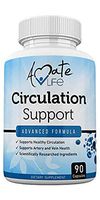 Blood Circulation Support Supplement for Arteries & Veins Health- Natural Cardiovascular Pills with L-Arginine, Ginger Root- Promotes Healthy Blood Flow & Heart Health- 90 Capsules by Amate Life