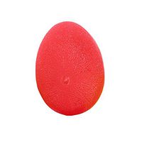 PANDA SUPERSTORE Egg Shape Hand Therapy Exercise Ball, Medium Resistance, Single Packs, Red