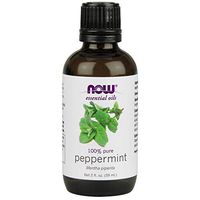 NOW Essential Oils, Peppermint Oil, Invigorating Aromatherapy Scent, Steam Distilled, 100% Pure, Vegan, Child Resistant Cap, 2-Ounce