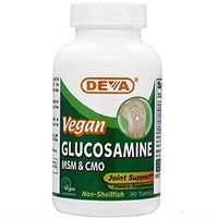 Deva Vegan Vitamins Glucosamine, MSM, CMO, 90 Tablets by Deva Vegan Vitamins