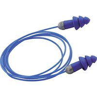 Moldex 507-6415 Rockets Reusable Earplugs, Tape, Metal Det with Cord, One Size (Pack of 50)