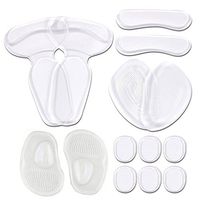 14 Piece Heel Grips for Prevent Blister Relief Heel Pain, Inserts for Heels Rubbing,Ball of Foot Insoles,Back of Heel Cushion Heel Liner for Women and Men Shoes Too Big