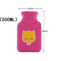 Hot water bottle Hot water bottle christmas Children hot water bottle Hot water bottle pvc Hot water bottle explosion-prooff500ml-christmas-B